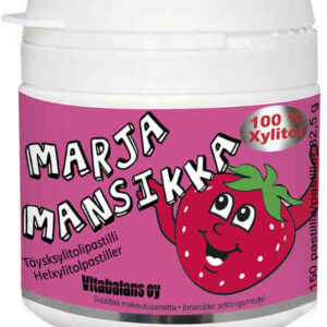 Marja Mansikka 150 täysksylitolipastillia