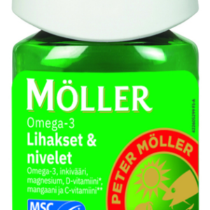 Möller Omega-3 Lihakset+nivelet 60 kapselia